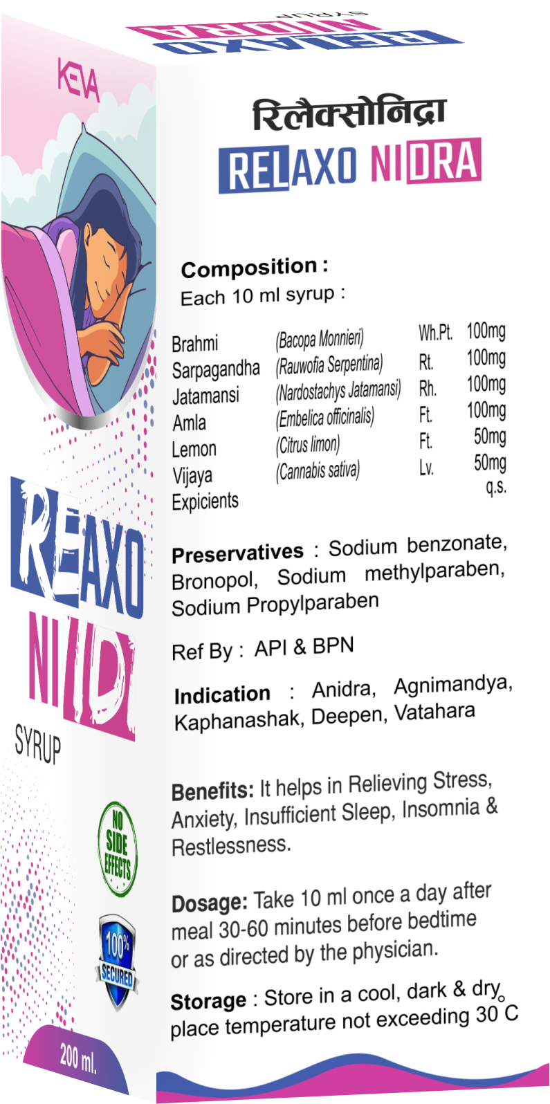 KEVA RELAXO NIDRA SYRUP
