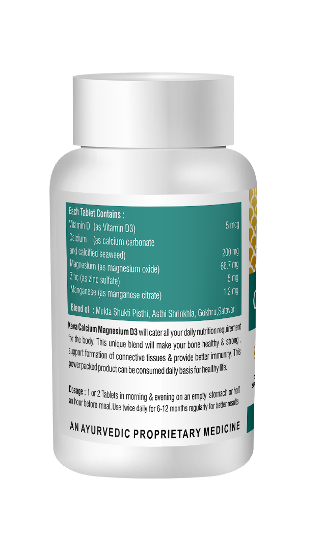 KEVA Calcium Magnesium D3 Tablets