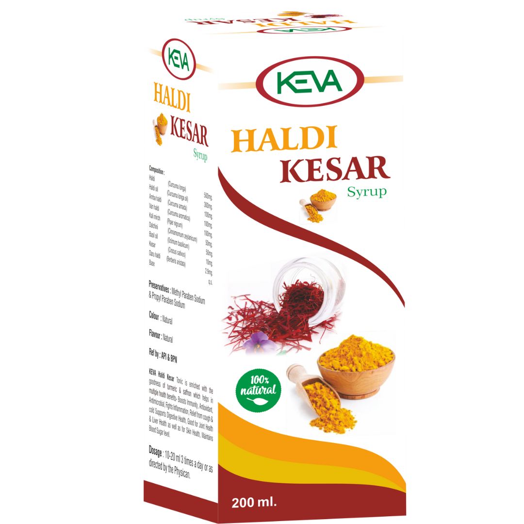 KEVA Haldi Kesar Syrup