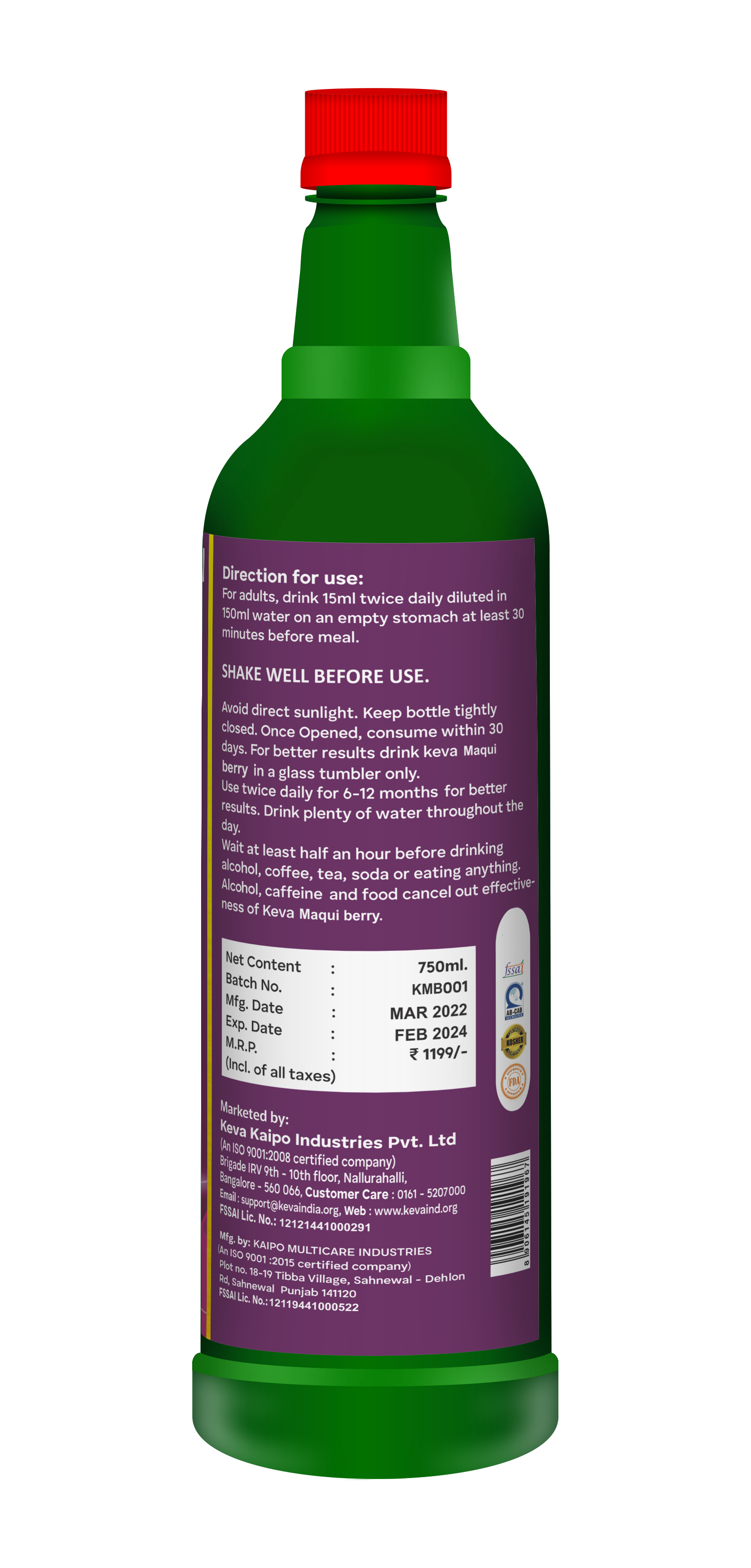 KEVA MAQUI BERRY JUICE