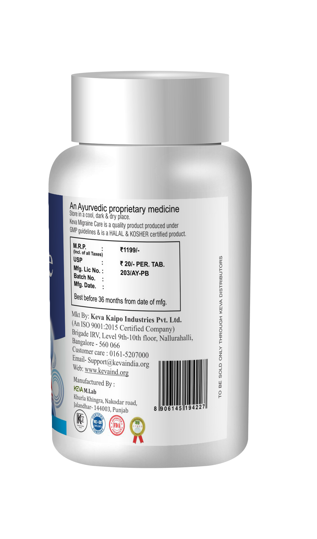 MIGRAINE CARE TABLETS