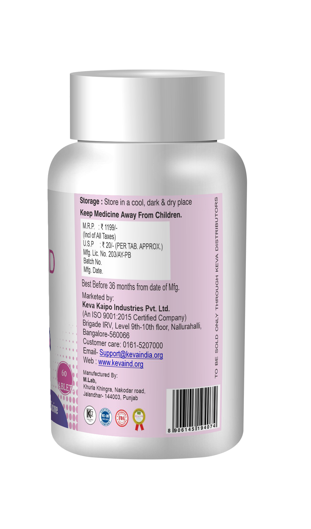 Keva Sleep AID Tablet