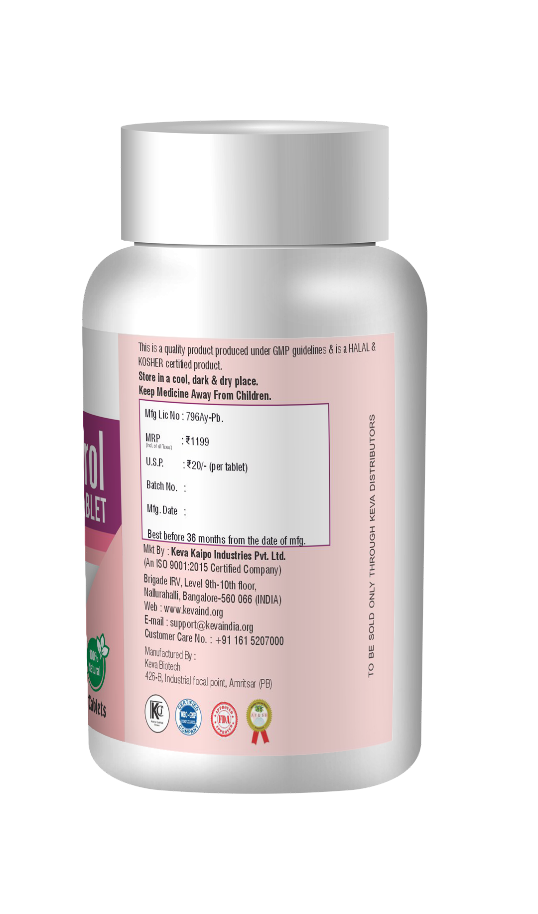 KEVA SUGAR CONTROL TABLETS