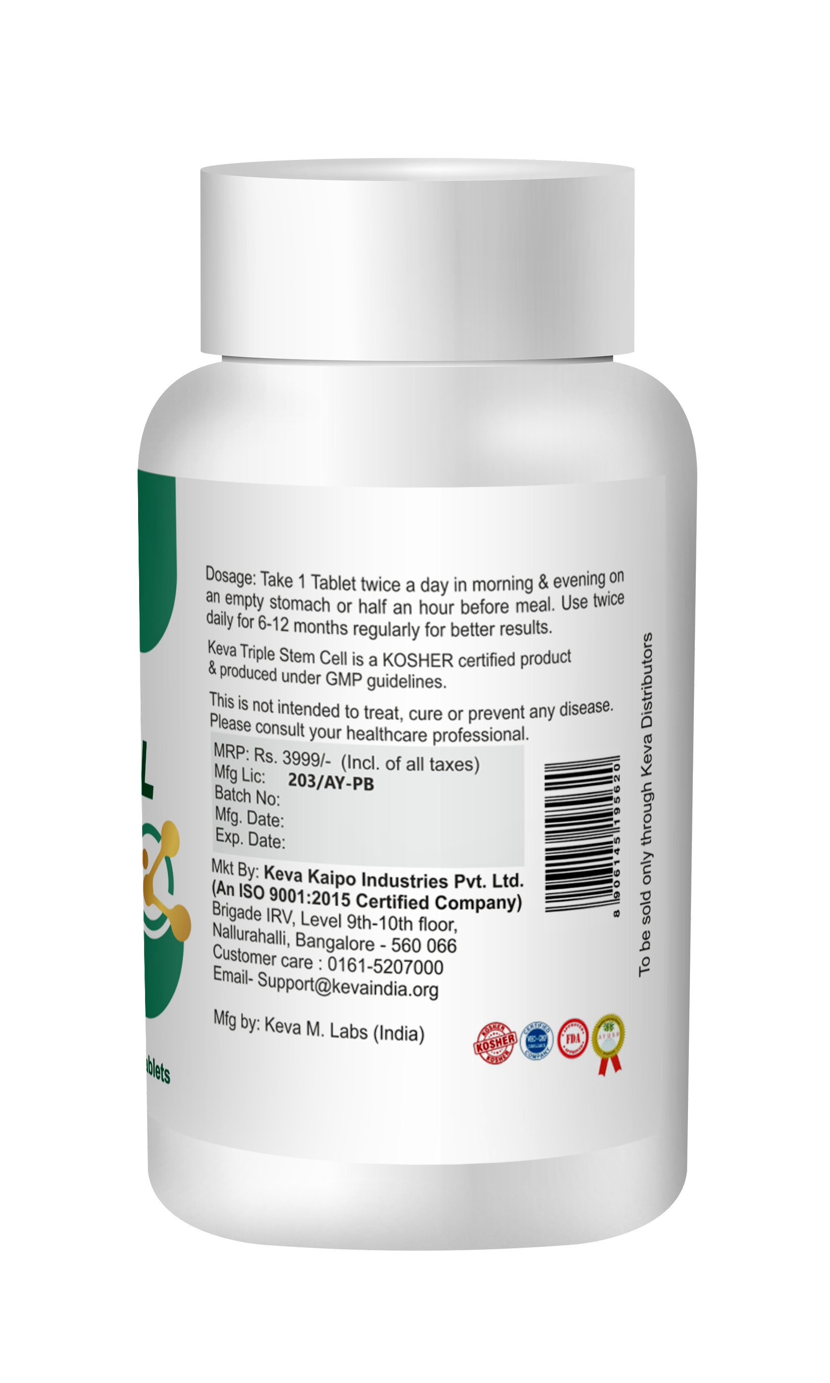 Keva Triple Stem Cell Tablet